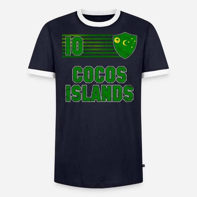 Îles Cocos T-shirt contrasté Homme