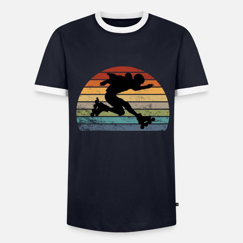 Rollerblades rollers T-shirt contrasté Homme