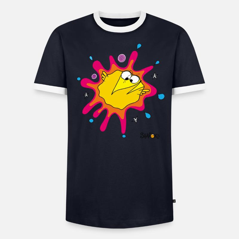 Splatch Shadoks T-shirt contrasté Homme
