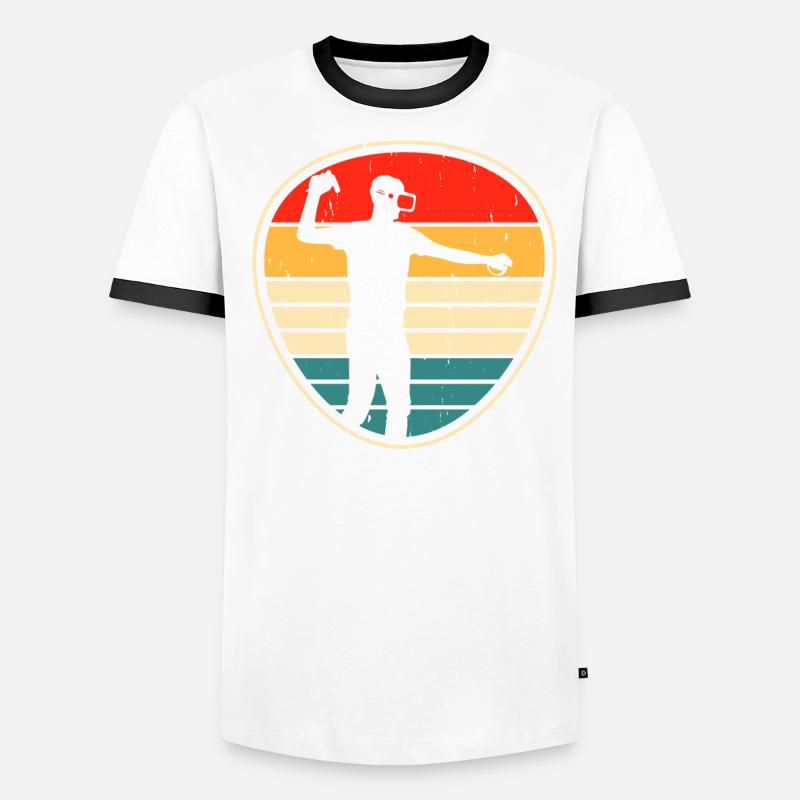 VR Virtual Reality Glasses Virtual Reality Men's Ringer Shirt