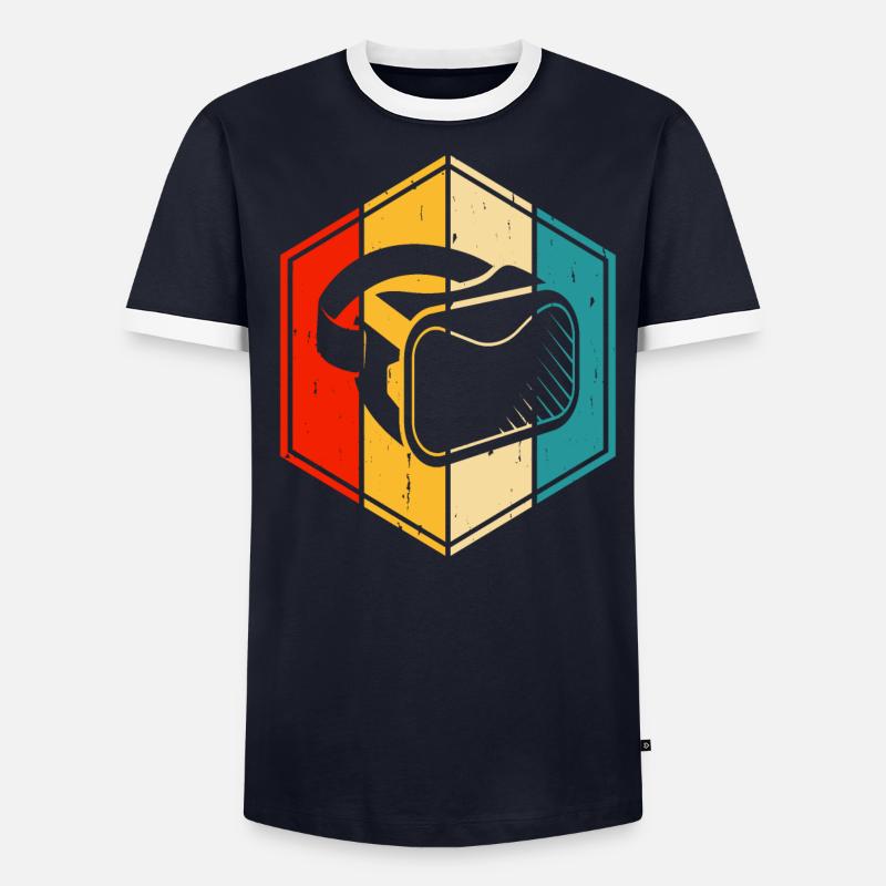 VR Virtual Reality Men's Ringer Shirt