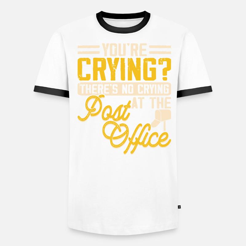 Briefträger Postbote Männer Kontrast-T-Shirt