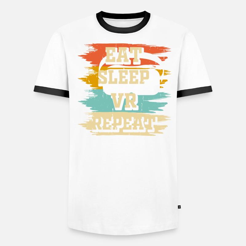 VR Virtual Reality Men's Ringer Shirt