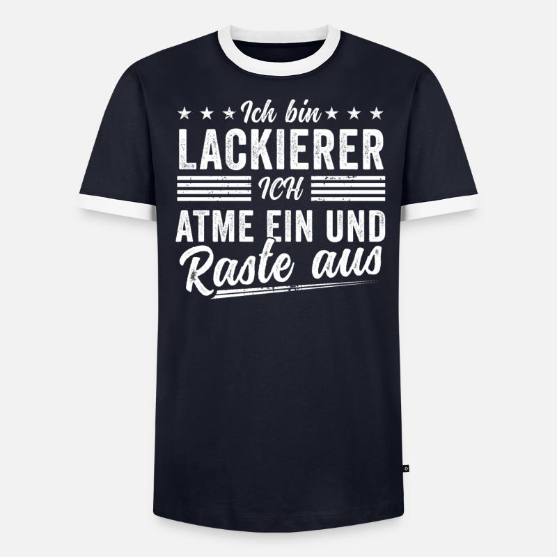 spruch geschenk Männer Geschenkidee Maler - Männer Kontrast-T-Shirt - undefined