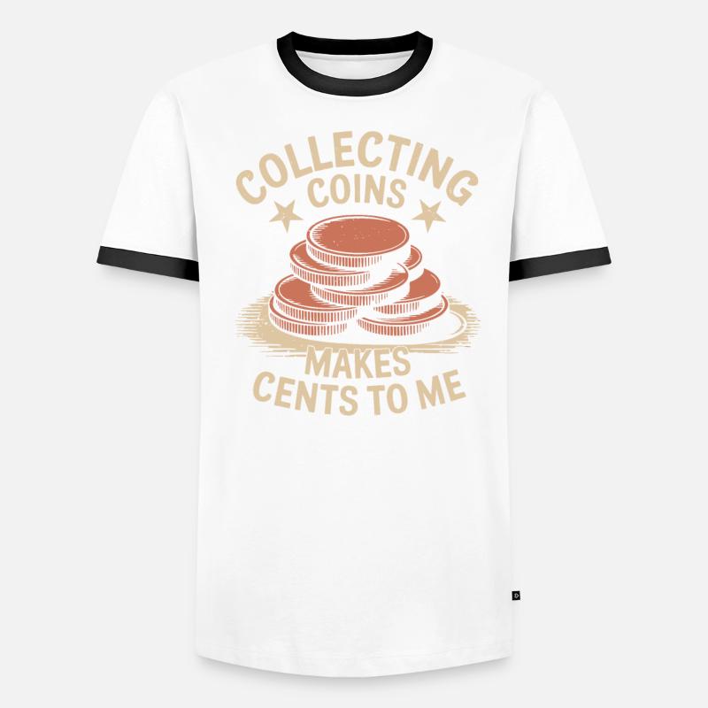 Collectionner des pièces me rapporte quelques centimes T-shirt contrasté Homme