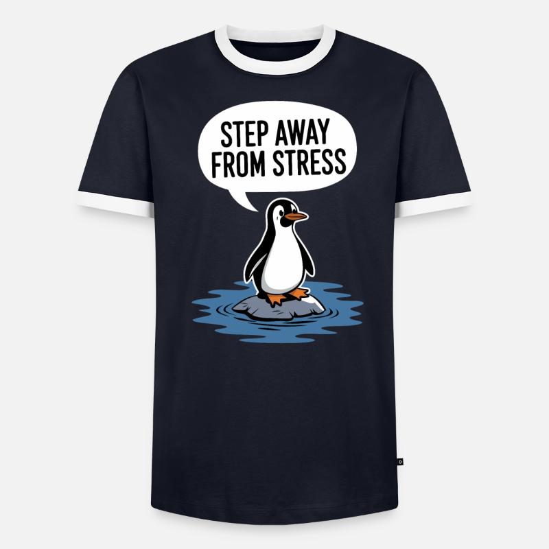 Pingouin : il suffit de se déconnecter T-shirt contrasté Homme