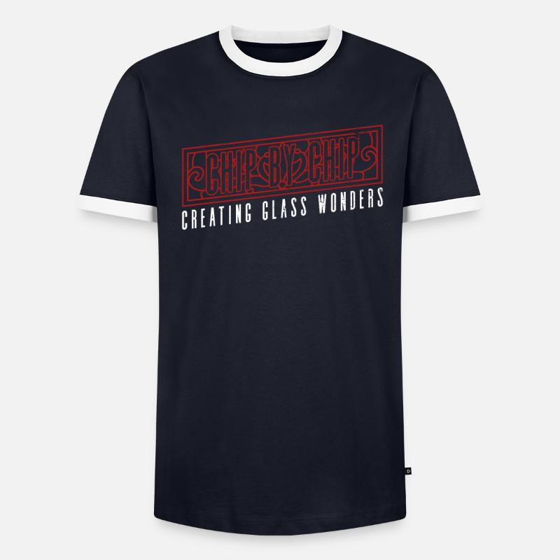 Chip By Chip - Glaswunder schaffen - Chip Work T-shirt contrasté Homme