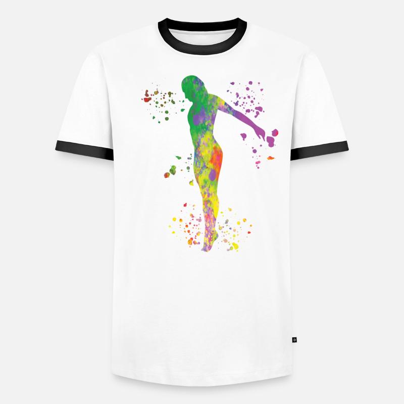 Diving Diving Synchronized Diving Men's Ringer Shirt
