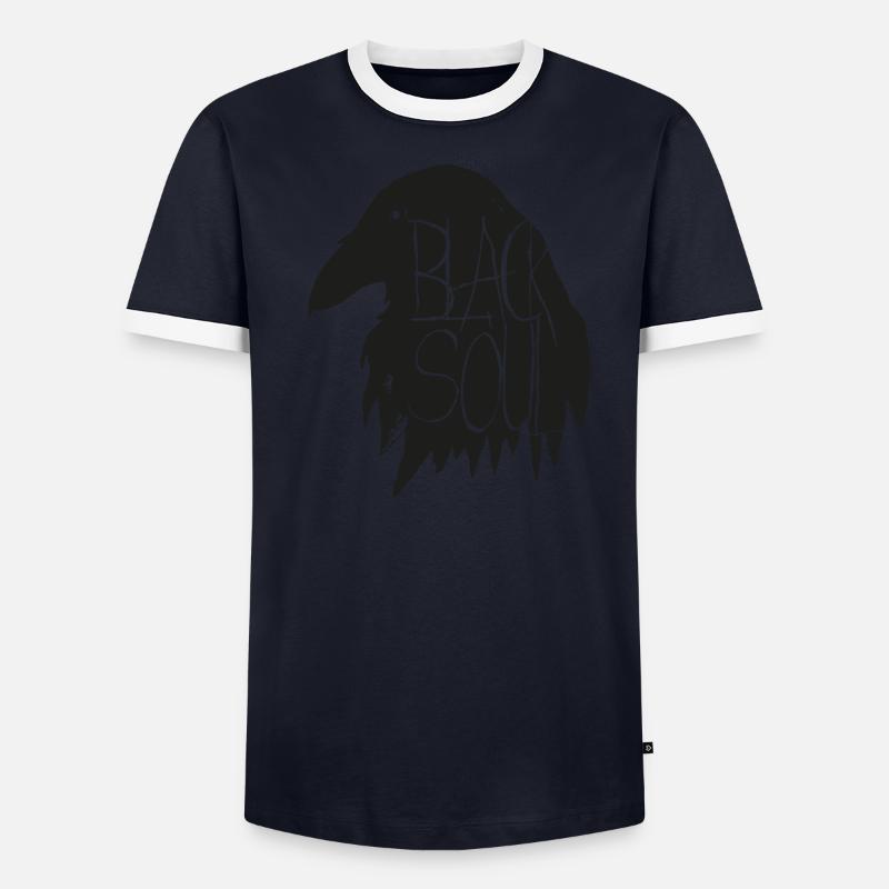 Black Soul Men's Ringer Shirt