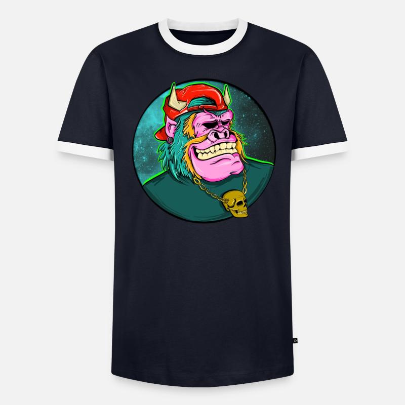 MONSTER T-shirt contrasté Homme