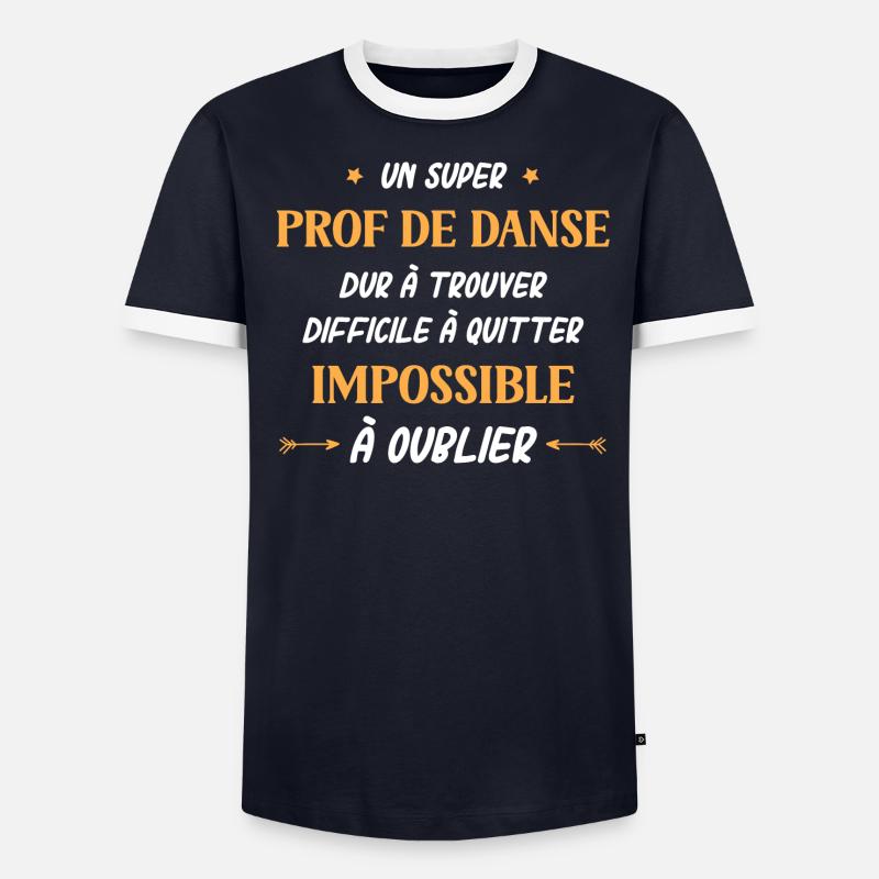Super prof de danse T-shirt contrasté Homme