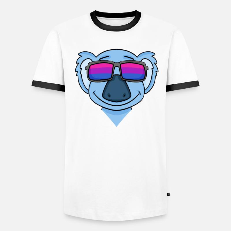 Bisexual Koala Bisexuality Gift Men's Ringer Shirt