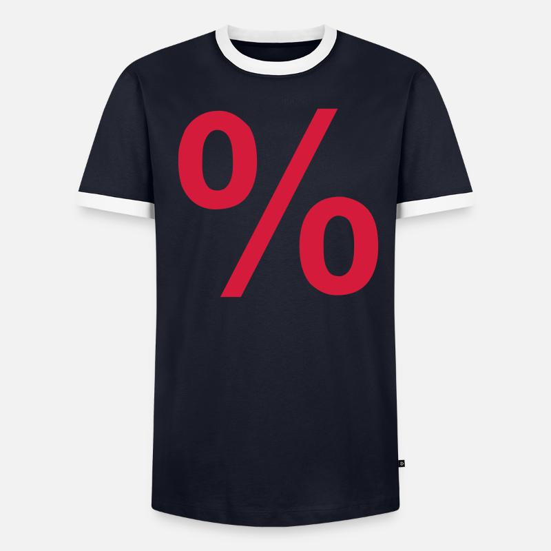 Pour cent - rabais T-shirt contrasté Homme