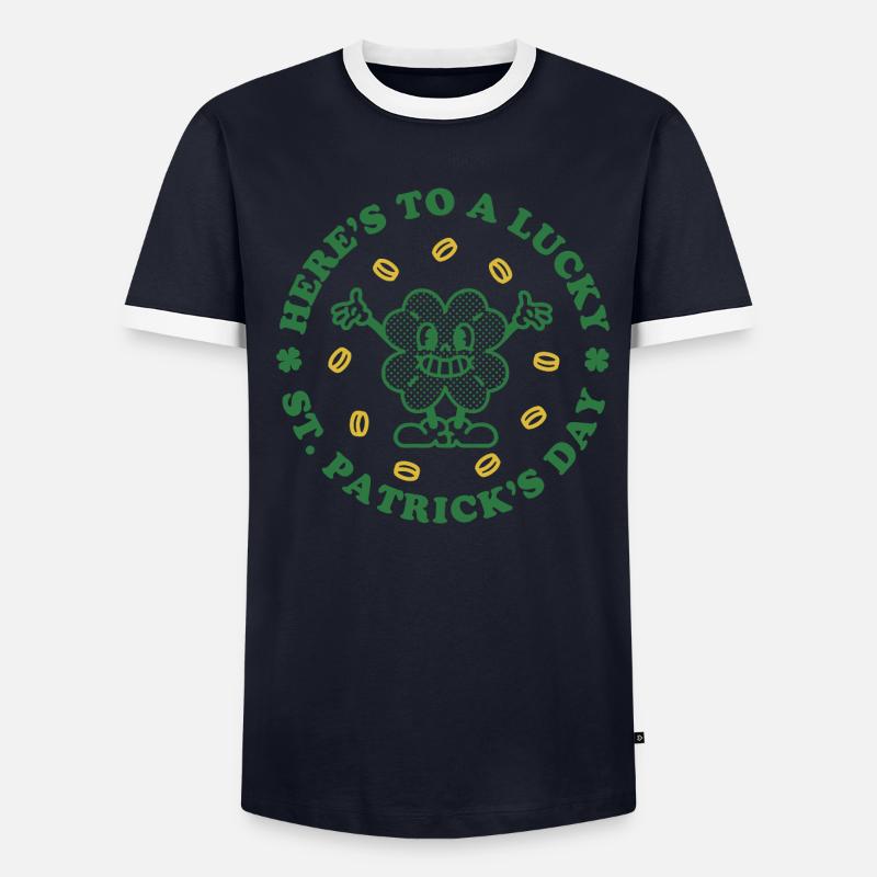 À la Saint-Patrick T-shirt contrasté Homme