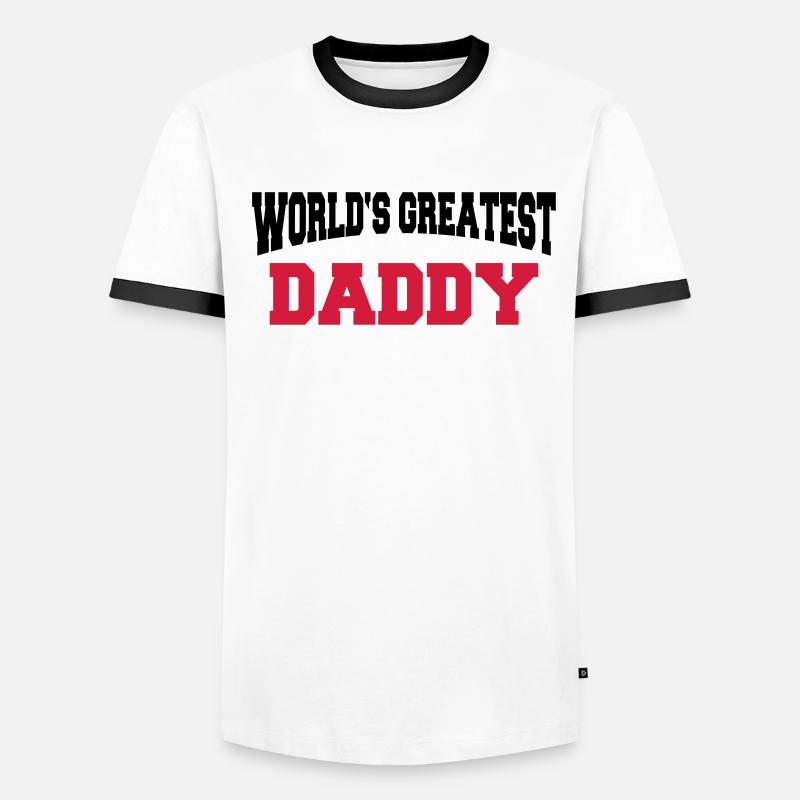 World's greatest Daddy T-shirt contrasté Homme