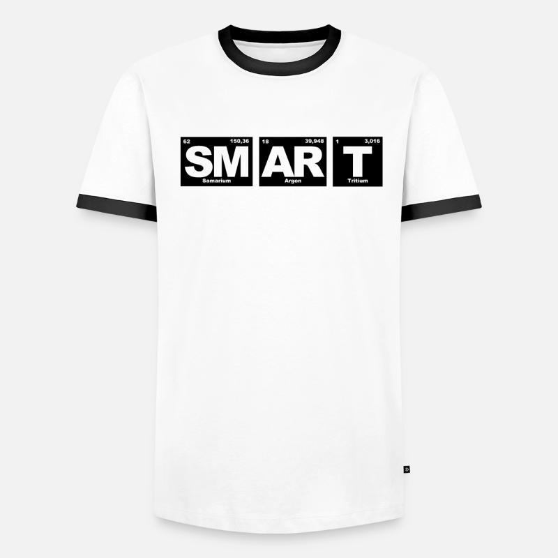 Smart, the Periodic Table can’t be wrong T-shirt contrasté Homme