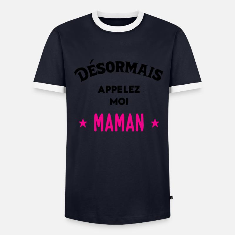 Idée D'Annonce De Grossesse T-shirt contrasté Homme
