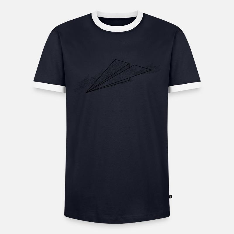 Nuée d'avion T-shirt contrasté Homme