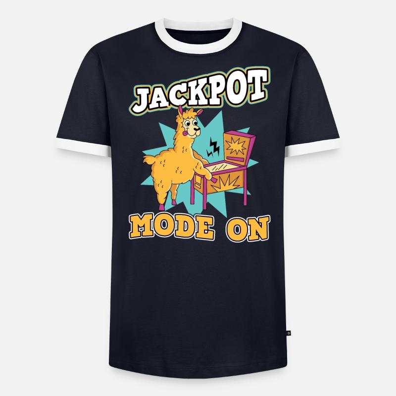 Mode Jackpot activé - Pinball T-shirt contrasté Homme