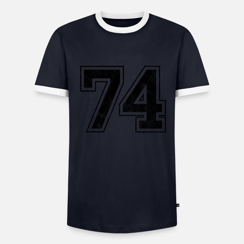 Numéro 74 T-shirt contrasté Homme