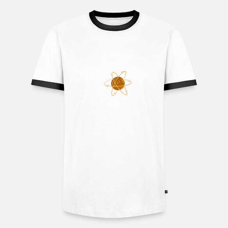 Never trust an atom - they invent everything Men's Ringer Shirt