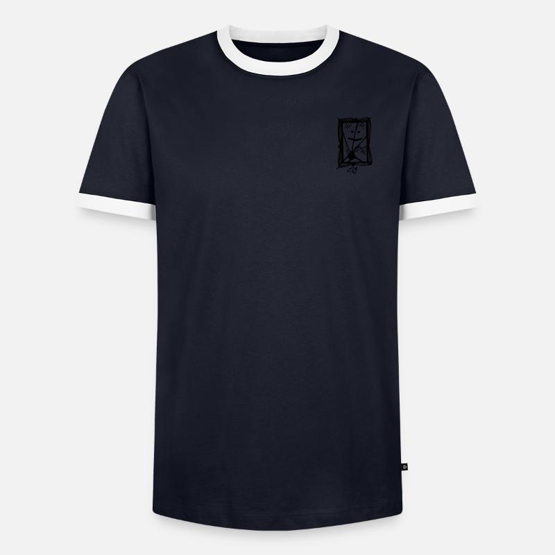 Miroir T-shirt contrasté Homme