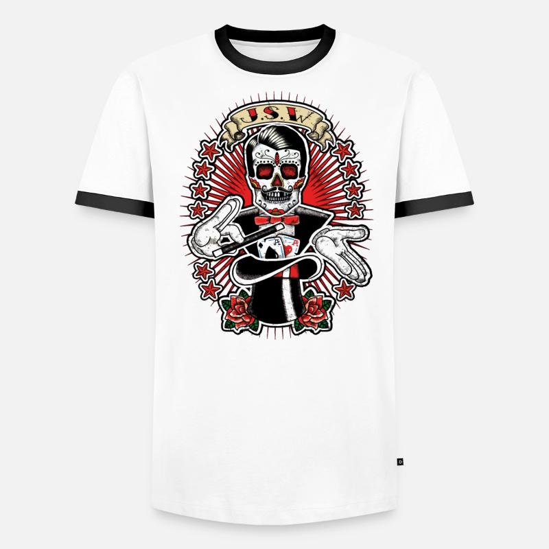hat trick Men's Ringer Shirt