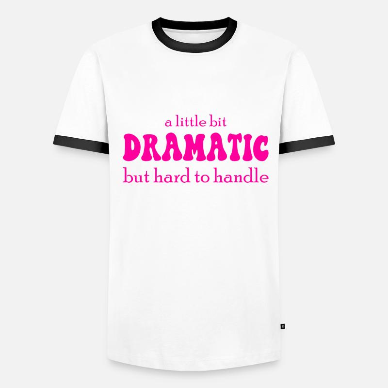 A Little Bit Dramatic Men's Ringer Shirt
