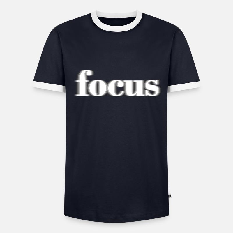 focus Männer Kontrast-T-Shirt