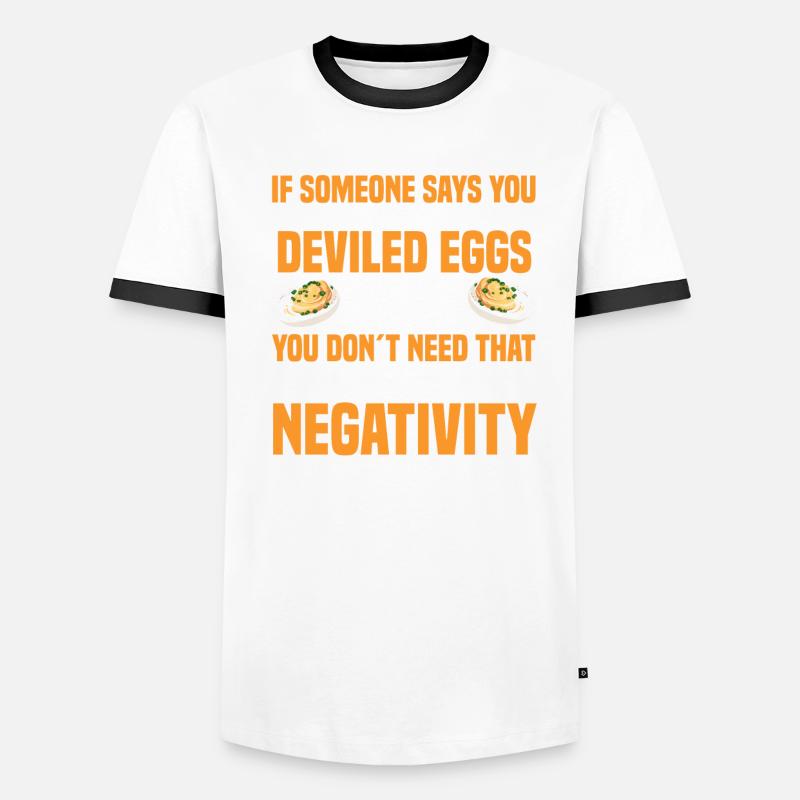 Gefüllte Eier - Sprüche Männer Kontrast-T-Shirt