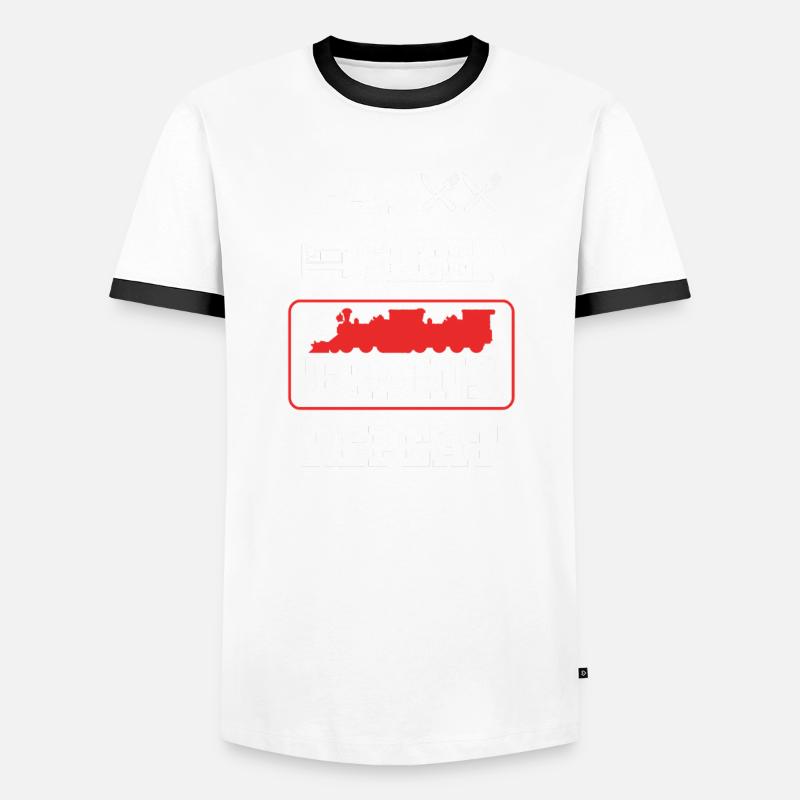 Model Railway Model Making Model Maker Men's Ringer Shirt