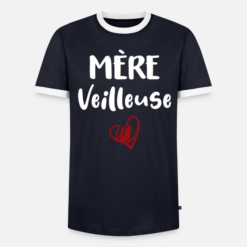 Mère-veilleuse T-shirt contrasté Homme