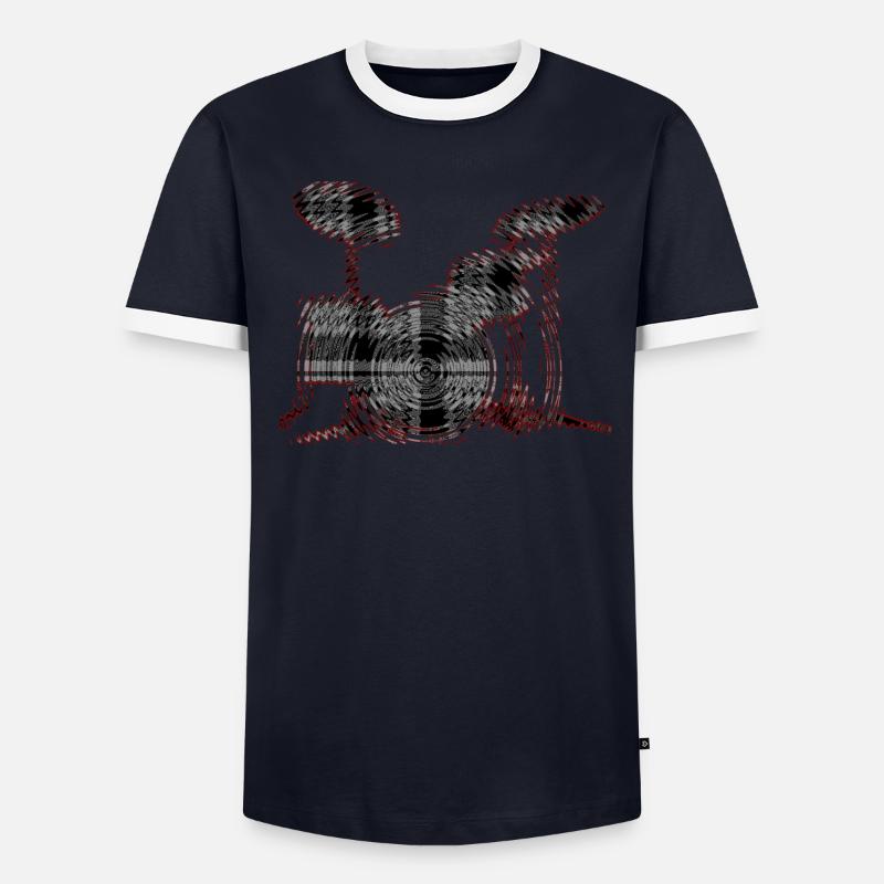 Drums T-shirt contrasté Homme