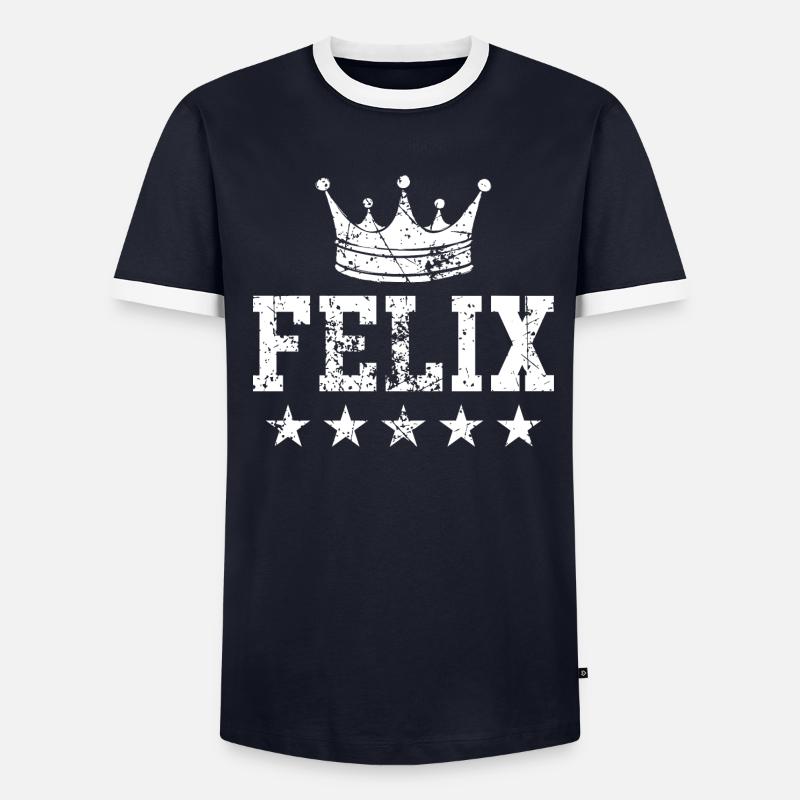 Félix avec couronne T-shirt contrasté Homme