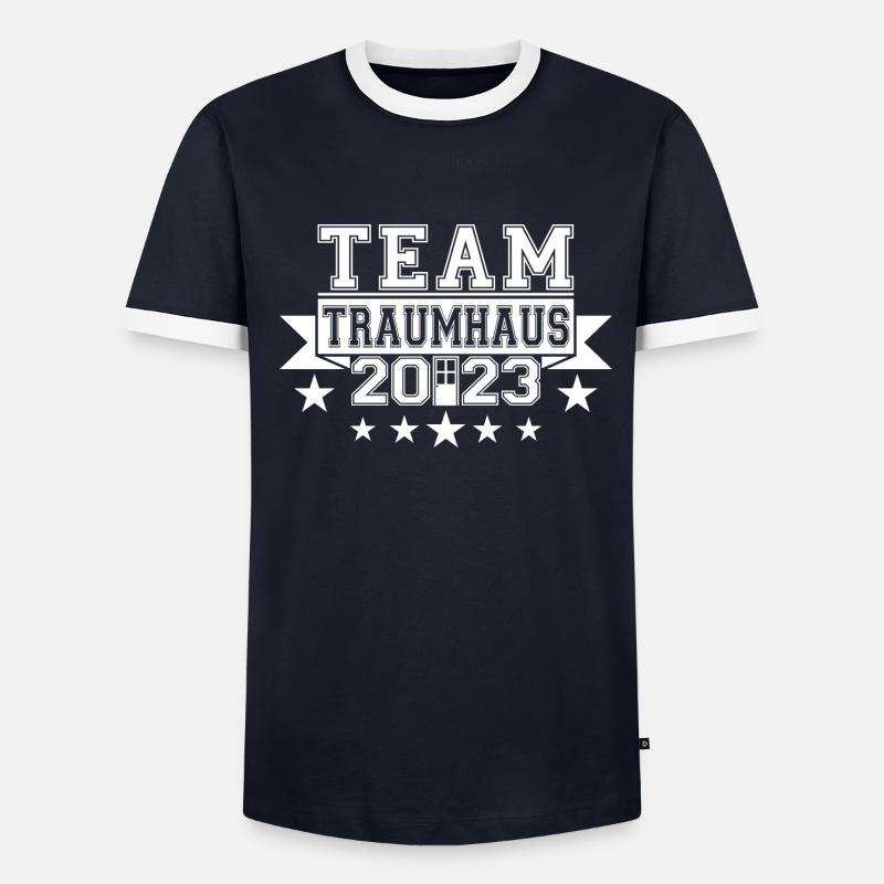 Client Client Team Dream House 2023 House Construction Men's Ringer Shirt