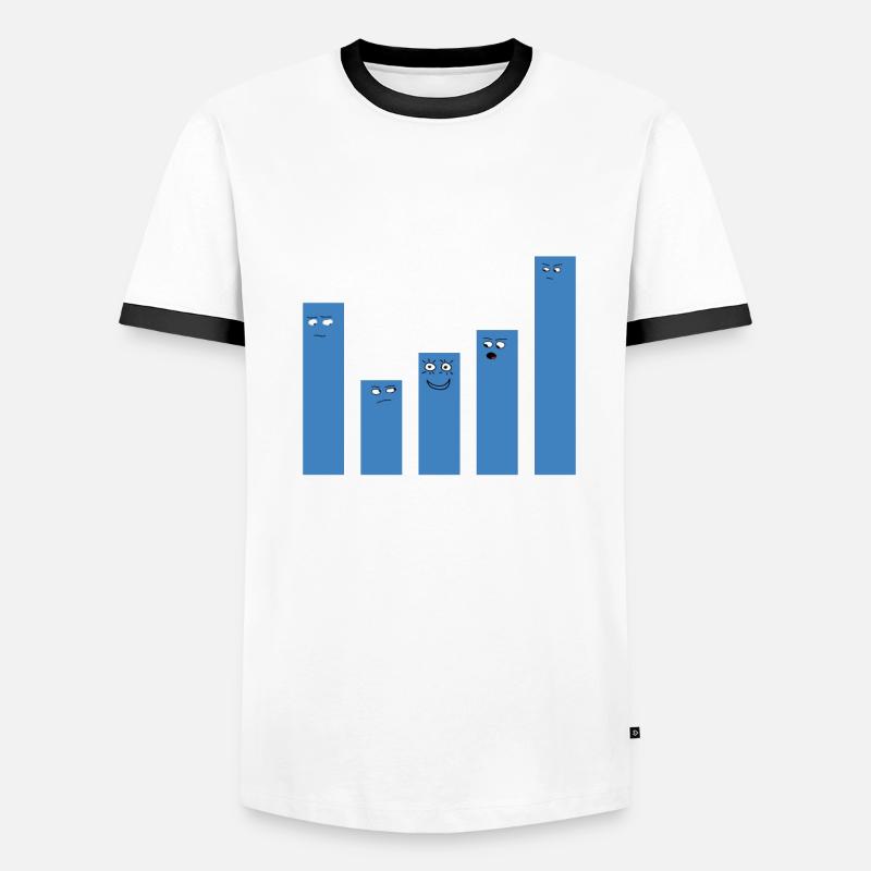 Statistics Mathematics Uni Student Gift Men's Ringer Shirt