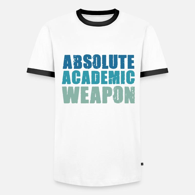 Student Absolute Academic Weapon Men's Ringer Shirt