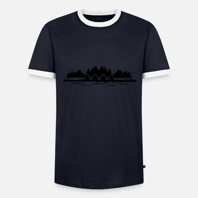 Ramer dans la nature T-shirt contrasté Homme