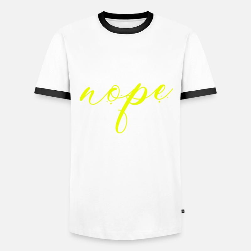Nope - Dites simplement non! T-shirt contrasté Homme