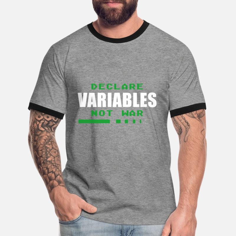 Programmeur Geek Programmeur Programmeur Informatique Codeur L T-shirt contrasté Homme