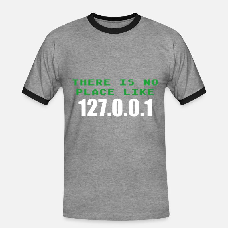 Programmierer Geek Computer Programmierung Coder L - Männer Kontrast-T-Shirt - Grau meliert/Schwarz