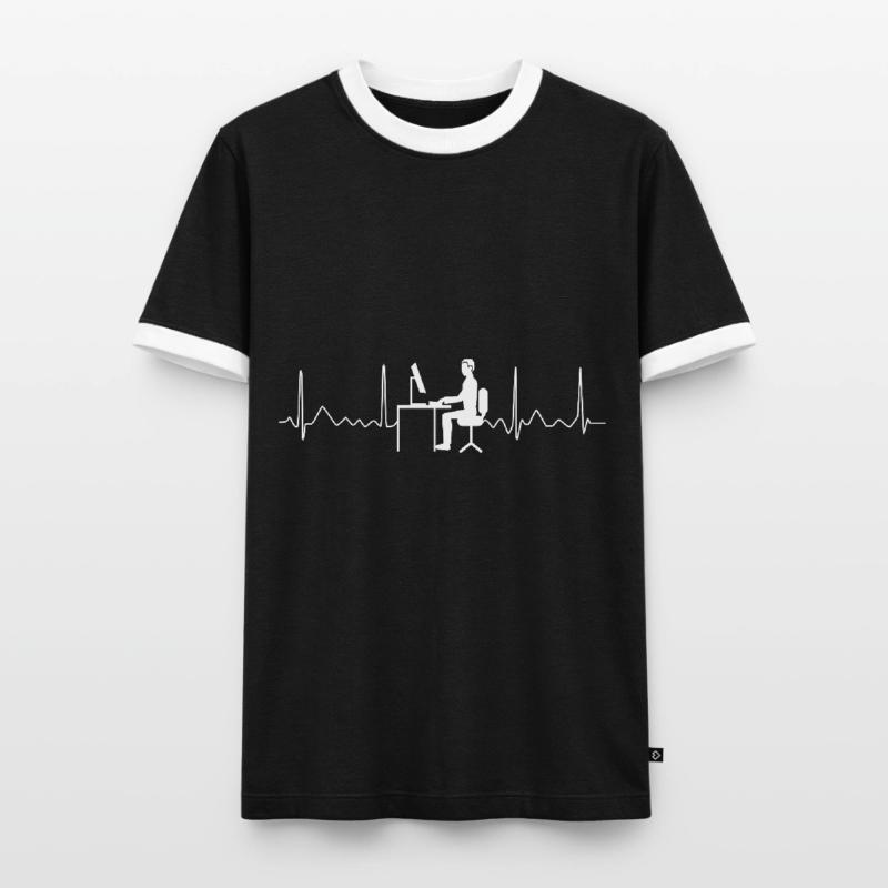 Codeur Développeur Programmeur Codage informatique informatique T-shirt contrasté Homme