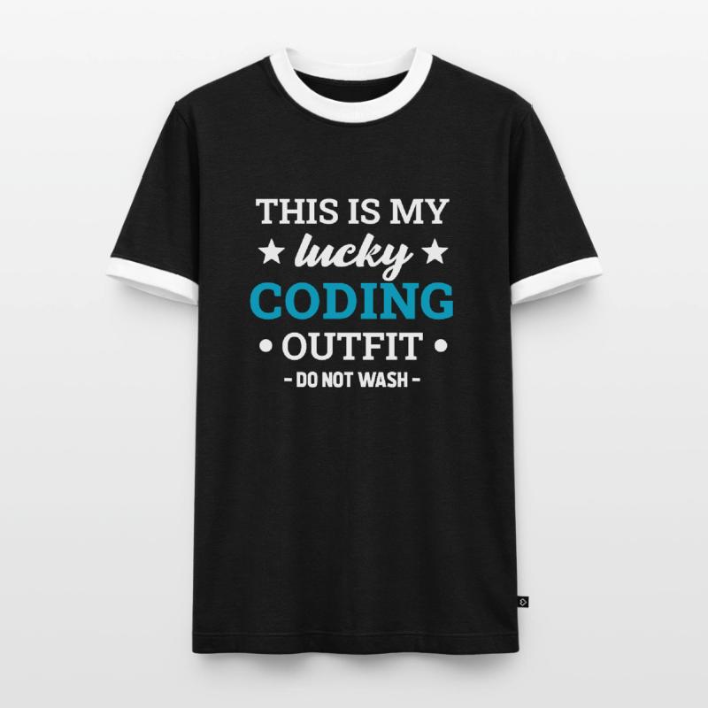 Coding Programming Computer Scientists Men's Ringer Shirt