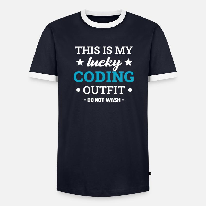 Coding Programming Computer Scientists - Men's Ringer Shirt - undefined