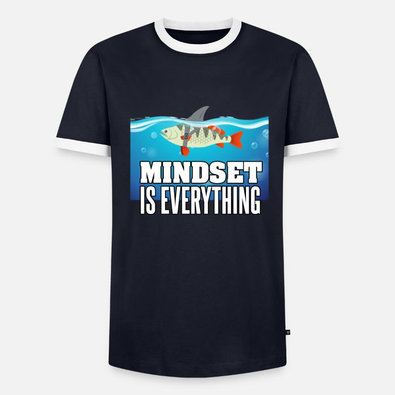 Mindset is everything Men's Ringer Shirt