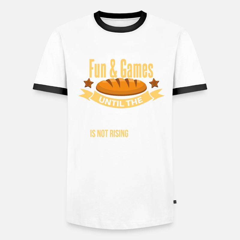Cool bread baking baker saying motif Men's Ringer Shirt