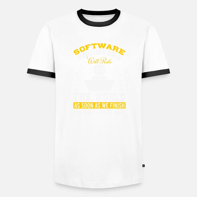 Programmierer, Computeradministrator, Programmierer, Softwareentwickler Männer Kontrast-T-Shirt