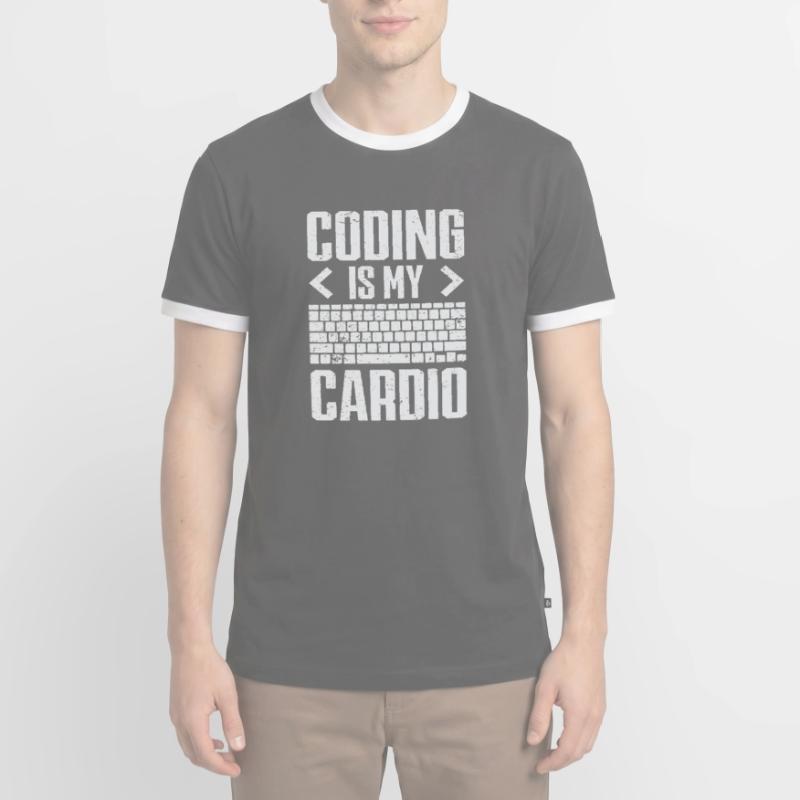 Informatik Admin Programmierer IT-Programmierer Männer Kontrast-T-Shirt