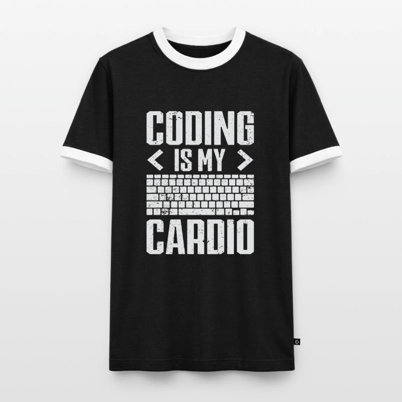 Informatik Admin Programmierer IT-Programmierer Männer Kontrast-T-Shirt
