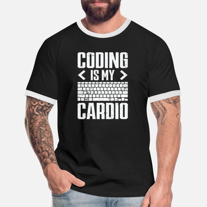 Informatik Admin Programmierer IT-Programmierer Männer Kontrast-T-Shirt